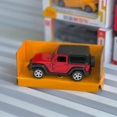 Diecast Jeep red