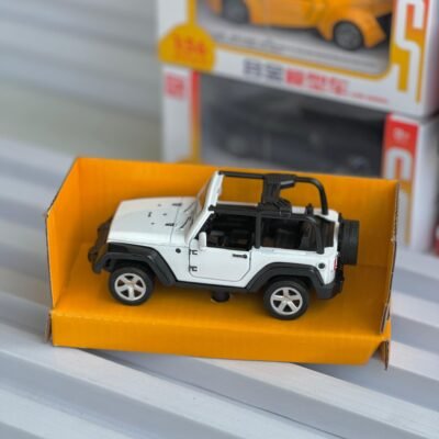 Diecast Jeep white