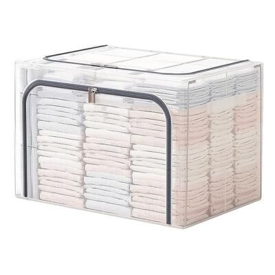 Storage Bins With Lids Steel Frame Storage Box
