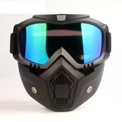 Modular motorcycle riding mask