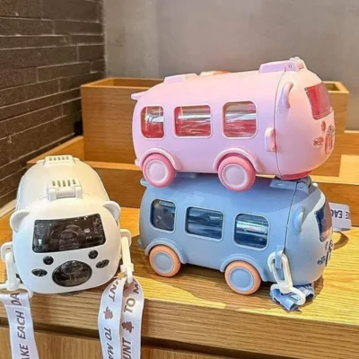 Water Bottle For Kids,Premium 500 ml Bus Toy Water Bottles