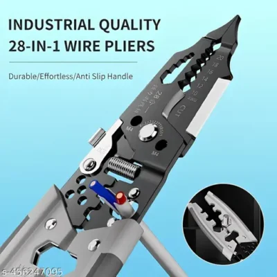 28 in 1 Self-Adjusting Wire Stripper Cutter