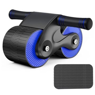 Silent Rebound Abs Wheel Roller with Knee Pad