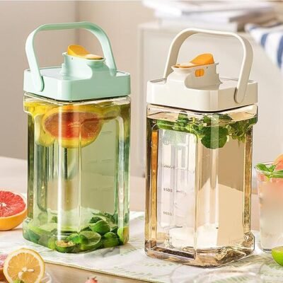Water Pitcher Drinkware Fridge Beverage Dispenser