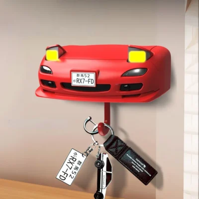 Car Open Headlights Key Holder red