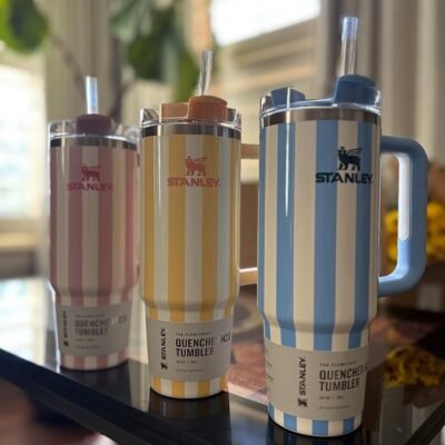 The Quencher H2.0 Oasis Cabana Stripe Tumbler