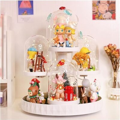 Collection Case, 360° Rotating Figure Case, Doll Case