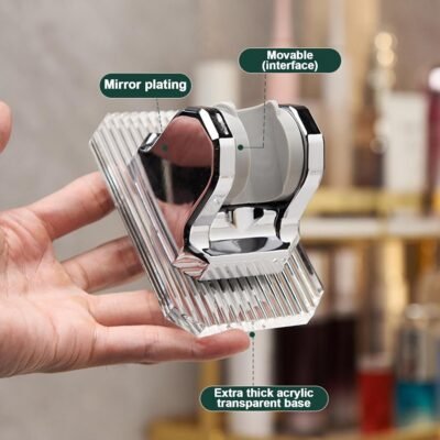 Adhesive Shower Head Holder,120 Degree Adjustable Waterproof Shower Bracket