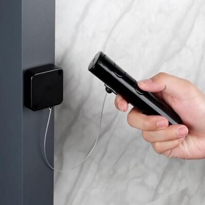 1/2 ft Retractable Remote Control Cable Tether Lock