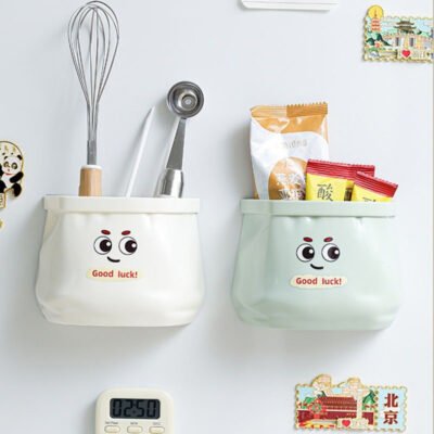 Wall Hanging Storage Rack Basket Organizer Box