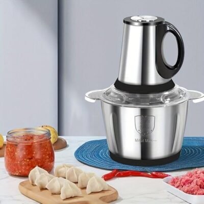 Stainless Steel Electric Meat Grinders with Bowl Heavy for Kitchen