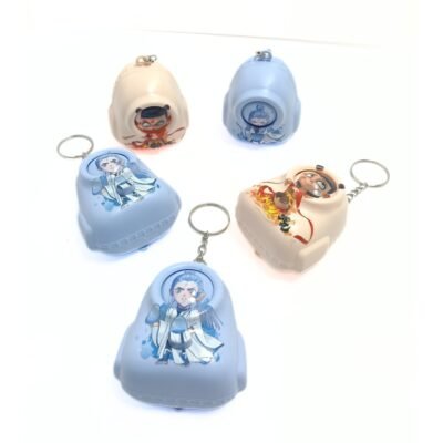 Face Rotating Keychain