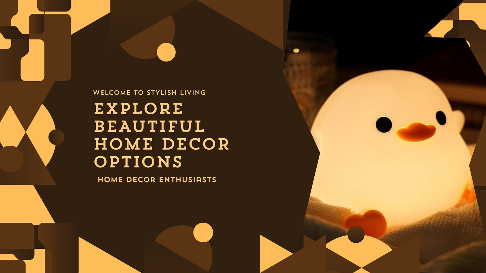 YouTube Banner - Explore Beautiful Home Decor Options